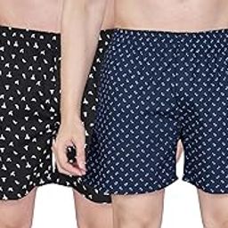 Men's Cotton Printed Regular Fit Innerwear Boxer Shorts | Super Soft Comfortable Innerwear Boxer for Daily Use-image-29