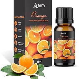 Aerra Orange Fragrance Oil (15ml) for Puja, Diffuser, Candles, Soap Making | Long-Lasting Citrus Aroma Oil for Weddings, Home-image-74