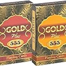 Gold Plus Paper Playing Cards (Set of 4), Bridge Size, Multicolor Cards, Cards for All Ages Used for Card Games, Poker and Rummy-image-47