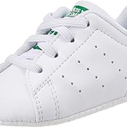 Adidas Unisex-Child Kids Stan Smith Crib Flat Shoes, FTWR White, 2K, 2 UK-image-32