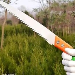 AGT Pruning Saw | Tree Pruner With Extendable Pole Fixing Slot | Hand Tools For Remove Unwanted Branches In Your Garden, Hand-powered | With Rubber Grip Handle-16