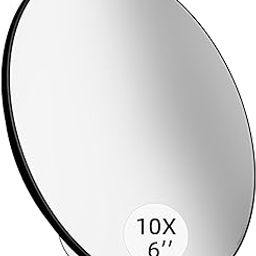 Zipron 10X Magnifying Makeup Mirror Facial Cosmetic Absorption Shaving Home Makeup Travel for Man and Woman-88