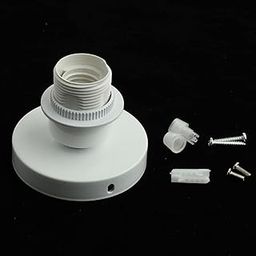 LOOM TREE® E27 Ceiling Lamp Head E27 Bulb Base Lamp Socket for Home Restaurant White | Lamps, Lighting & Ceiling Fans | Lighting Parts & Accessories-picture-2