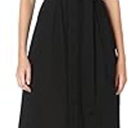 vero moda Women Fit & Flare Midi Dress with Belt-picture-9
