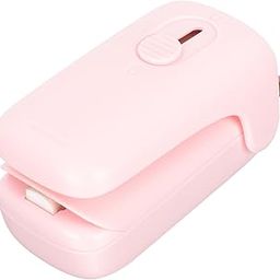 PRETYZOOM Food Sealer Vacuum Sealer Mini Bag Sealer Snack Bag Sealer Handheld Vacuum Sealing Machine Easy to Use One-hand Operation Pink-image-67
