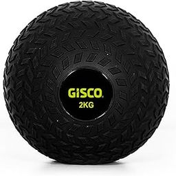 GISCO Premium Rubber Slam Ball Dead Bounce Ball Slam Ball | Heavy Weight for Strength Training Fitness Exercise Workout Gym | for Men/Women (2 Kg)-image-47