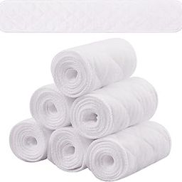 6 Pcs Cotton Bra Liner Sweat Wick Rectangle Breathable Soft 3 Layer Under Breast Pads for Women Rash Supplies-image-36