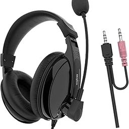 FASHIONMYDAY® On-Ear Wired 3.5mm Headsets Earphone for Childrens Professional Black | Computers/Tablets & Networking | Laptop & Desktop Accessories | Headsets-18