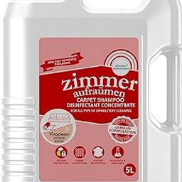 Zimmer Aufraumen 5L SOFA, CARPET & UPHOLSTERY CLEANER LIQUID/SHAMPOO(Concentrated). Removes Spots, Dirt, Odor, & Stains. Long Lasting Fragrance.-image-30