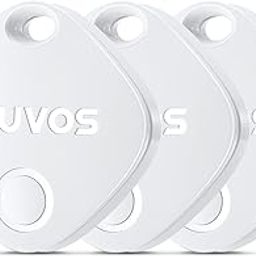 ATUVOS Air Tags-3 Pack, Bluetooth Luggage Tracker Works with Apple Find My APP (iOS Only, Not for Android), Keys Finder and Item Locator for Luggage, Backpack, Suitcases, Replaceable Battery (White)-8