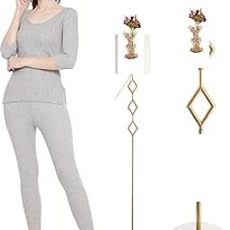 Ladies 3/4 Thermal Top and Lower Set.-image-29