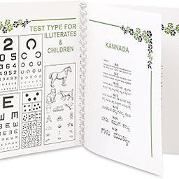 HYZIK Near Vision Test Chart book Multi Language Book for Eye Test.-picture-28