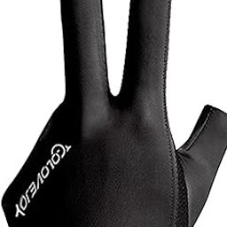 THE STYLE SUTRA® Three Fingers Gloves Left Hand Anti Slip Elastic Pool Cue Mitts Black|1 Billiard Glove-picture-17