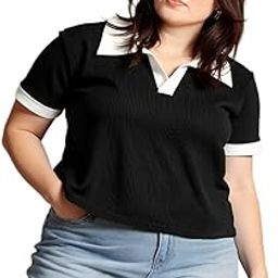 Women T-Shirt,Rib T-Shirt for Women.04-image-22