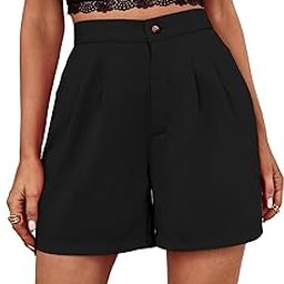 Women's & Girls' Solid Slant Pocket Wide Leg Shorts-picture-23