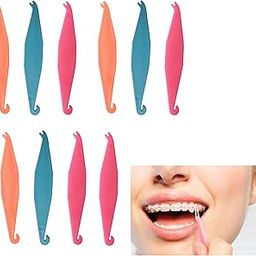 Dentosmile Dental Elastic Rubber Bands Placers for Braces Disposable Plastic Orthodontic Elastic Placers Multi-color (10 Pcs) (1)-image-48