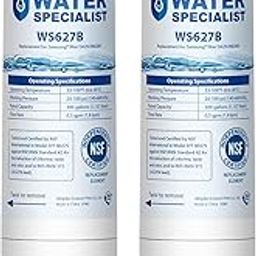 Waterspecialist NSF 53&42 Certified DA29-00020B Refrigerator Water Filter, for Samsung HAF-CIN, HAF-CIN/EXP, DA29-00020A/B, DA97-08006A, DA2900020B, RF28HMEDBSR, RF4287HARS (Pack of 2)-image-5