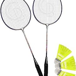 Power Purple Lightweight Badminton Racquet 1 Pair with Badminton Kit Shuttlecocks (3)-32