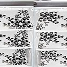 REVEXO Pack of 6 Multipurpose Refrigerator Drawer Mat | Multi Design & Water Proof PVC Material | Size-42 cm x 30 cm,Polyvinyl Chloride -REV-030-image-29
