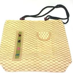 Jute Tote Bag With Mobile Pouch-image-44