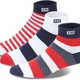 Athletic Special Design Sneaker Length Socks |Free Size |Pack of 3 Pairs |Strip Sports Socks|-image-93