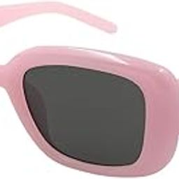 Retro Rectangle Sunglasses, Star Temple Design, Multiple Colour Options-image-85