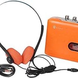 The Style Sutra Cassette to MP3 Player Gift Portable Cassette Recorder for Language Learning Orange|1 Set Cassette to MP3 Player| Personal Cassette Players-22