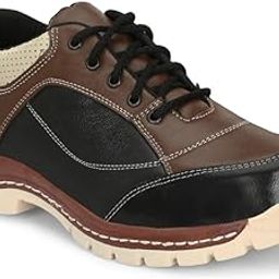 Brown Genuine Leather Steel Toe Safety Shoe (3321)-picture-28