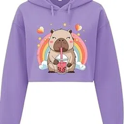 ericia Crop Hoodie Sweatshirt Women Cute Casual Trendy Stylish Latest Beige Brown White Black Pink Lavender Girl 399 499 Under-picture-2