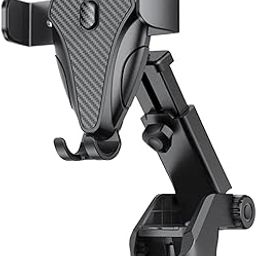 Kratos Grip X2 Car Mobile Holder with One Click Technology and Quick Release Button,360° Rotation,Strong Suction Cup for Windshield & Dashboard Mobile Holder for car Compatible with All Smartphones-image-25