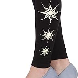 Bottom Printed Ankle Length Leggings for Women-image-39
