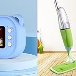 Dastav Instant HD Digital Print Camera 1080P Videos and Camcorder BW Photo Printing | & | Healthy Spray Mop with Removable Washable Cleaning Pad and Integrated Water Spray Mop-25