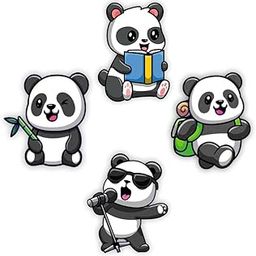 Zesta Wooden Fridge Magnet | Quirky Fridge Magnets for Kitchen | Cute Fridge Magnets | Wooden Fridge Stickers | Decorative Refrigerator Magnet (Magnetic Panda for Fridge)-image-1