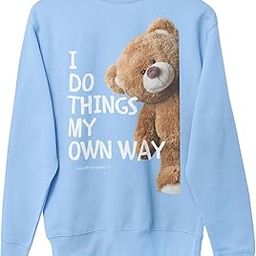 "I Do Things My Own Way Teddy Bear Graphic Sweatshirt | 100% Cotton-image-14