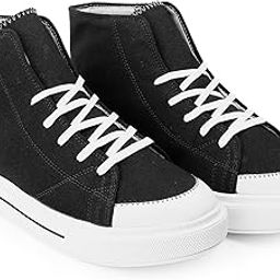 Mens Men's Height Increasing Black Sneakers Sneaker-image-83