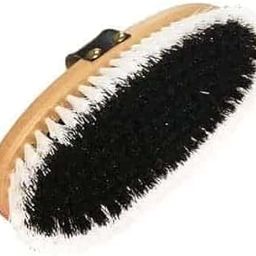 Gladdy's Equine Black Body Brush/Elastic Strap/ '8-5/16' Wooden Block and Soft Trim For Horse-image-76