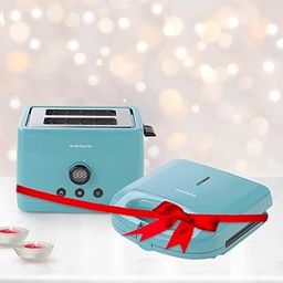 The Better Home Fumato Anniversary, Wedding Gifts For Couples- 2 Slice Pop-Up Toaster With Bun Rack + Non Stick Sandwich Maker|House Warming Gifts For New Home | 1 Yr Warranty (Misty Blue), 1000 Watts-image-50