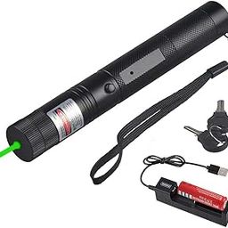 Laser Light USB Rechargeable Green Laser Pointer, 2000 Metres Laser Pointer High Power Pen, Cat Laser Toy, Long Range Green Laser Pointer for Presentations, Stargazing, Hiking (Green Light)-10