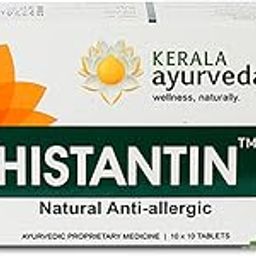 Kerala Ayurveda Histantin - 100 Tablets | Herbal Anti-Allergic Medicine For Seasonal, Dietary and Respiratory Allergies | Provides Relief from Sneezes, Congestion & Skin Rashes | Non-Drowsy Formula-12