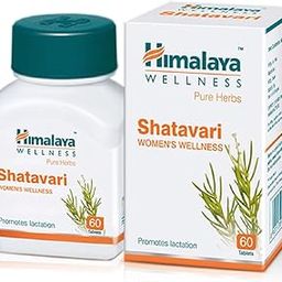 Himalaya Pure Herbs Shatavari Women's Wellness Tablets, Promotes lactation, White, 60 Count-20