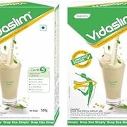 Vidaslim Meal Replacement Protein Health Shake for Weight Control & Weight Management for Women & Men | 22.8 gm Protein| L-Carnitine | Green Tea Extract| White Kidney Bean Extract | (500g, Vanilla Elixir)-13
