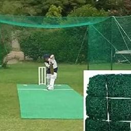 Nylon 60x10 Feet Ground Boundary and Practice Cricket Net (Green)-image-69