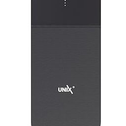 Unix 10000mAh Slim Power Bank, 20W Fast Charging, Dual Output, Type C PD (Input & Output), Quick Charge, Li-Polymer, Multi-Layer Protection for iPhone, Anrdoid & Other Devices (Black, Lithium Polymer)-image-79