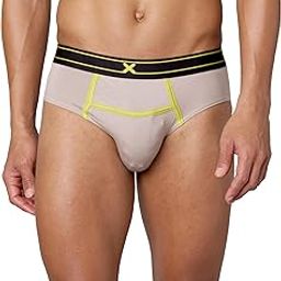 X-Rizz Solid Tencel Micro Modal Elastane Solid Briefs for Men with Ultra Soft Waistband, 24/7 Active Fresh & Sweat-Wicking Properties (String Grey - M)-picture-13