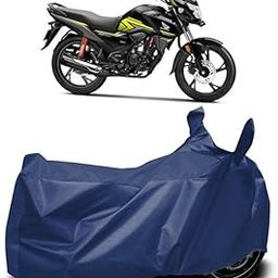 MADAFIYA Full Bike Body Cover for Honda SP 125 UV Protection & Dustproof Scratch Proof | Fully Covered Two Wheeler Accurately | with Mirror Pocket - Navy.-22