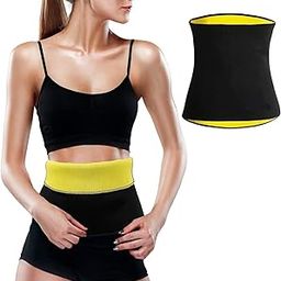 Men and Women Belt Stomach Fat Loss & Weight Lose Belt,Belt use in Gym, Hot Shaper Belt,Gym Belt,Weight Loss Belt abs Loss Belt Product – Stretchable Pack-2 Color-Black-image-87
