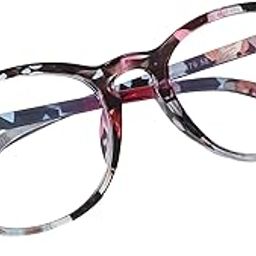 Dervin Oval Blue Cut Computer Glasses for Eye Protection | Anti Glare, Blue Light Filter Glasses & Zero Power | UV Protection Specs for Men & Women | Blue Cut Lenses-image-55