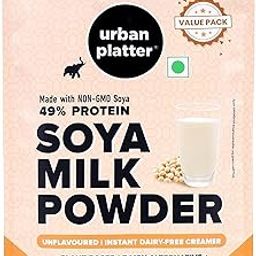 Urban Platter Soy Milk Powder, 1kg (Dairy-Free Creamer | Instant | High-Protein | Unflavoured | Unsweetened)-28
