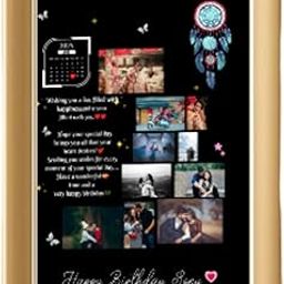 JB CLICKS & CREATIONS Personalized 8x12 Glossy Laminated Photo Frame Custom Wall Art Print, UV-Protective, Ready to Hang-image-5