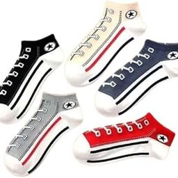 Men's Ankle Socks (pack of 5) | Breathable Soft Mesh | Anti-Bacterial Padded Base Ankle Shocks | Socks for Men & Women's-image-0